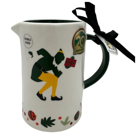 NEW Rae Dunn Maple Syrup Pitcher Buddy The Elf 20th Anniversary - Picture 4 of 5